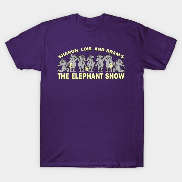 Elephant Show (titles) T-Shirt by BradyRain